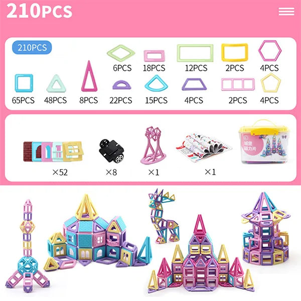 Big Size Magnetic Designer Construction Set Model - The Little Big Store