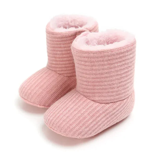Cozy Sunflower Cotton Baby Boots - The Little Big Store
