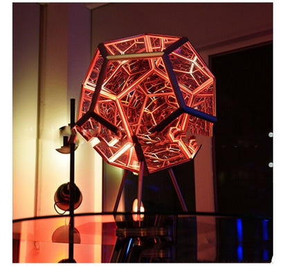 Infinity Glow: Creative Dodecahedron Galaxy Projector Night Light - The Little Big Store