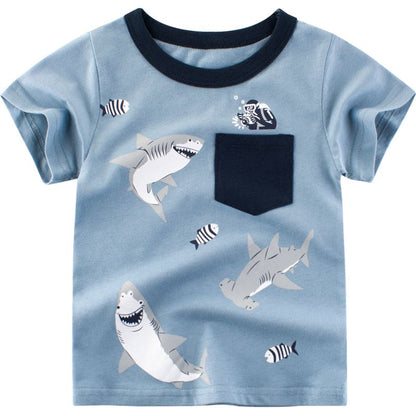 Whimsy Wonderland: Kids' Cartoon Charisma Unleashed! Adorable Tees for a Splash of Playful Fun - The Little Big Store