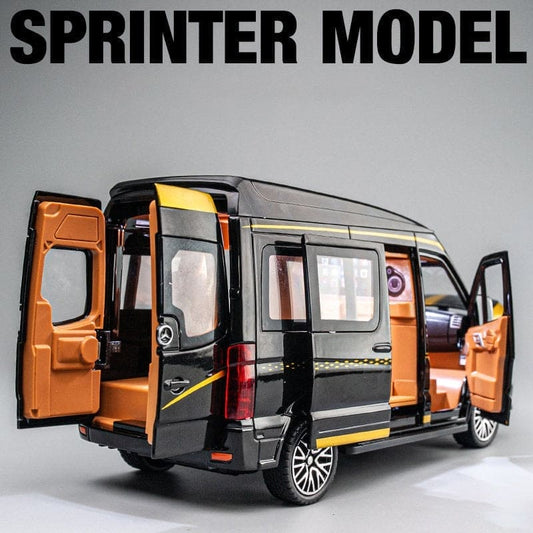1:24 Scale Alloy Benz Sprinter MPV Van Toy Car: Miniature Precision and Style! - The Little Big Store