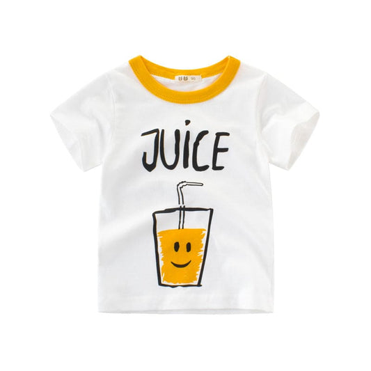 🌟✨ New Boy Short-Sleeved T-Shirt: Cool Comfort for Little Trendsetters! 👶👕 - The Little Big Store