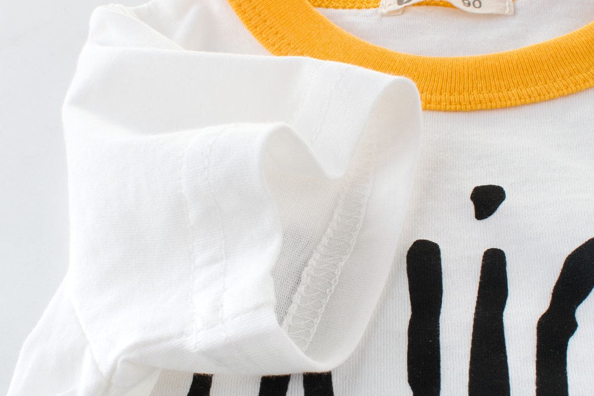 🌟✨ New Boy Short-Sleeved T-Shirt: Cool Comfort for Little Trendsetters! 👶👕 - The Little Big Store