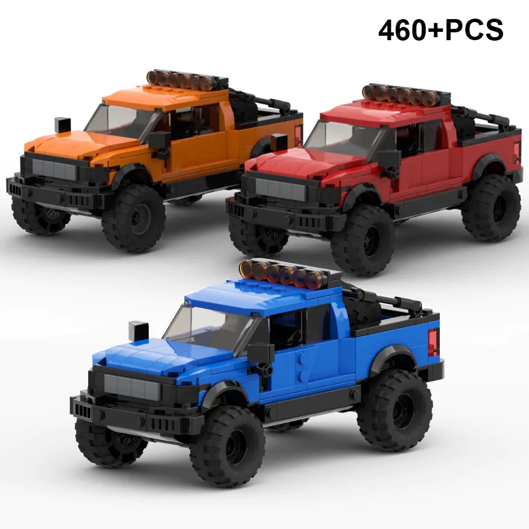 Technical Ford Raptors F-150 Pickup Truck Car Building Blocks - The Little Big Store