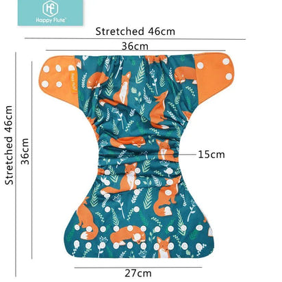 4Pcs/Set Waterproof & Reusable Cloth Diaper Covers - Fashionable Essentials for Your Little Trendsetter! - The Little Big Store