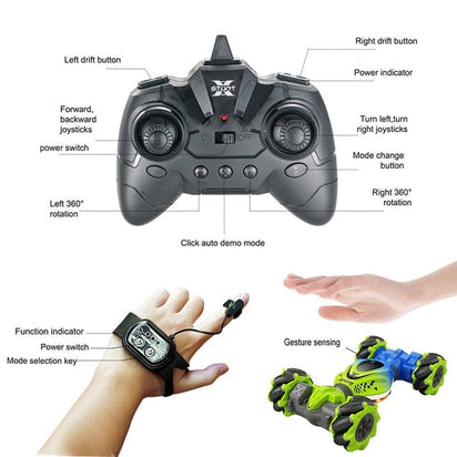 4WD RC Stunt Car 2.4G Radio Remote Control - The Little Big Store