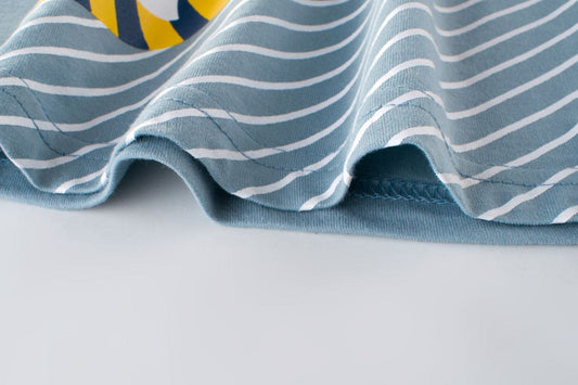 Sunny Days Collection: Cool Vibes for Little Guys! Trendy Short-Sleeved Tees for Your Stylish Baby Boy - The Little Big Store