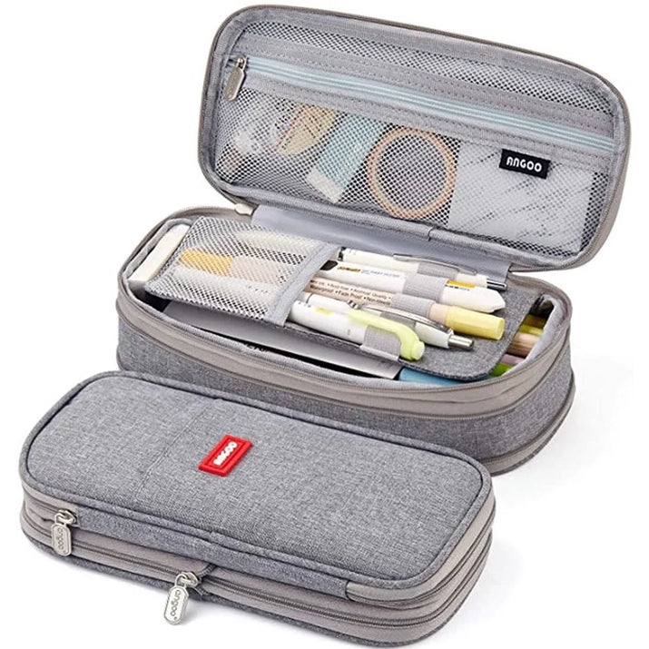 Ultimate Organizer: Large Capacity Pencil Case for Girls, Office, & School Supplies - The Little Big Store