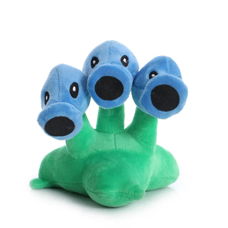 Plush PvZ Duo™: Cute Peashooter & Snow Pea Soft Toy Pair! 🌱🌨️ - The Little Big Store