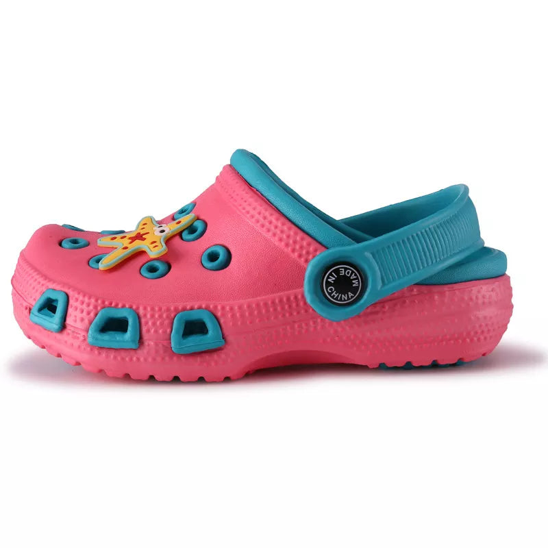 🌈 HappySteps™ Cartoon Kids Clogs – Colorful Slip-On Summer Sandals (EUR 24–35) 👟☀️