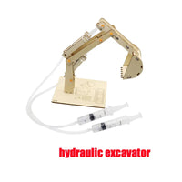 Hydro-Tech Excavator: DIY Student Science & Education Toy - The Little Big Store