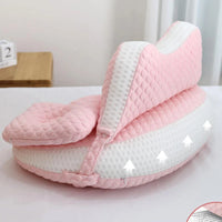 Antibacterial Cotton Baby Feeding Pillow: Newborn Breastfeeding Horizontal Holding Pad - The Little Big Store