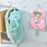 Cozy Comfort: Foldable Baby Bath Seat Support Mat with Anti-Slip Design for Safe and Relaxing Bathtime! - The Little Big Store