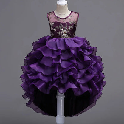 Enchanting Embroidery: Baby Girls' Princess Flower Tutu Dress - The Little Big Store