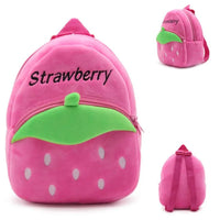 Berry Buddies: Cartoon Strawberry Plush Backpack for Kids - The Little Big Store