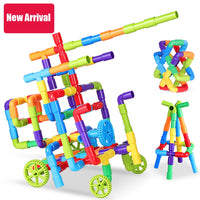 Pipeline Adventures: 38-306 Construction Water Pipe Building Blocks - The Little Big Store