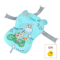 Cozy Comfort: Foldable Baby Bath Seat Support Mat with Anti-Slip Design for Safe and Relaxing Bathtime! - The Little Big Store