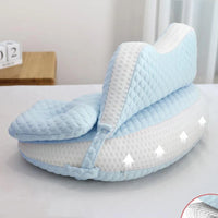 Antibacterial Cotton Baby Feeding Pillow: Newborn Breastfeeding Horizontal Holding Pad - The Little Big Store
