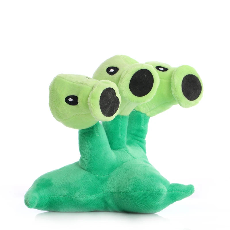 Plush PvZ Duo™: Cute Peashooter & Snow Pea Soft Toy Pair! 🌱🌨️ - The Little Big Store