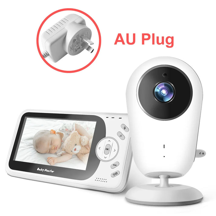 Watchful Eyes: 4.3" Wireless Baby Monitor with Night Vision & Intercom VB608 - The Little Big Store