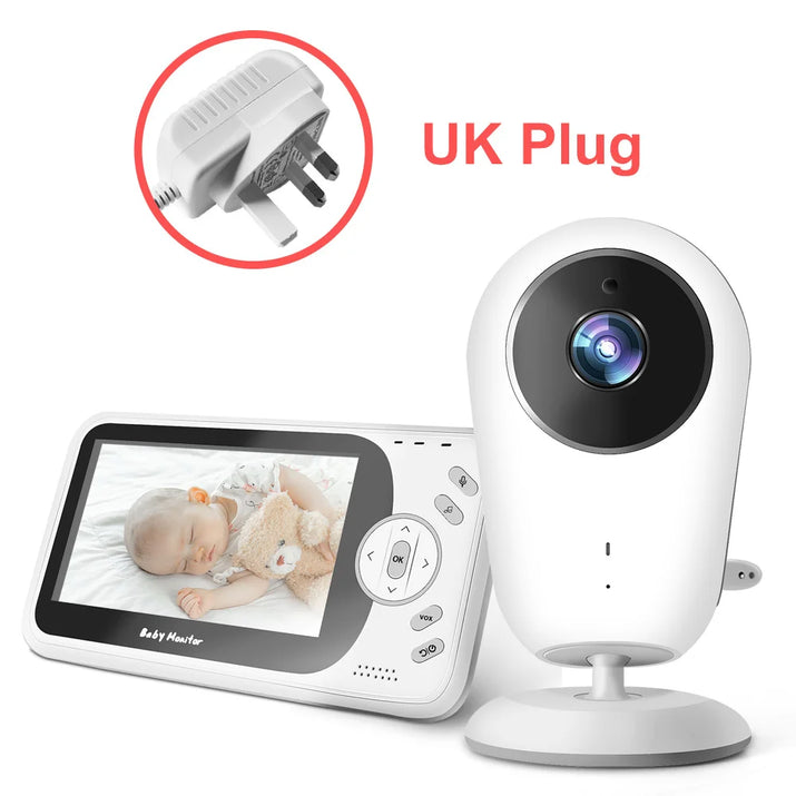 Watchful Eyes: 4.3" Wireless Baby Monitor with Night Vision & Intercom VB608 - The Little Big Store