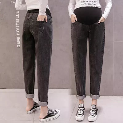 🌟 Step into comfort and style with our Pregnancy Abdominal Jeans! 🤰👖 - The Little Big Store