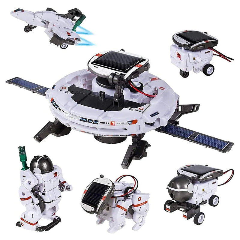 SolarBot Explorers: 12-in-1 Science Experiment Solar Robot Kit for Kids 🚀🤖🌞