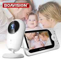 Watchful Eyes: 4.3" Wireless Baby Monitor with Night Vision & Intercom VB608 - The Little Big Store