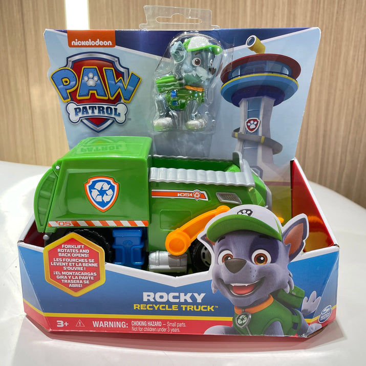 Original Paw Patrol 10-Piece Vehicle Set: Includes Ryder, Tracker, Everest, Chase, Rex, Skye, Rocky, Marshall, Zuma Action Figures - The Little Big Store