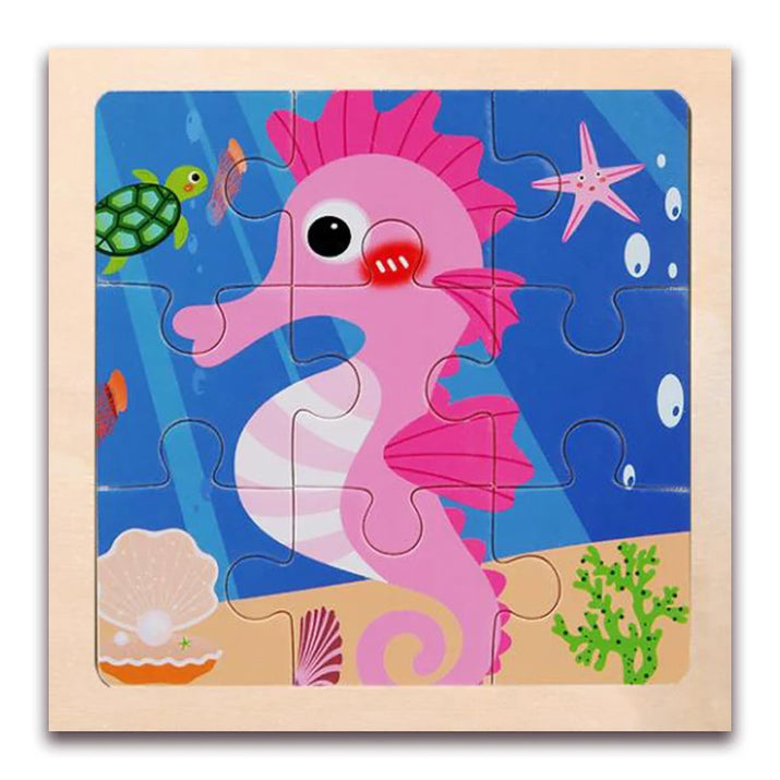 Whimsical Woodworks: Interactive Kids' Wooden Puzzles - Dive into Adventure! - The Little Big Store