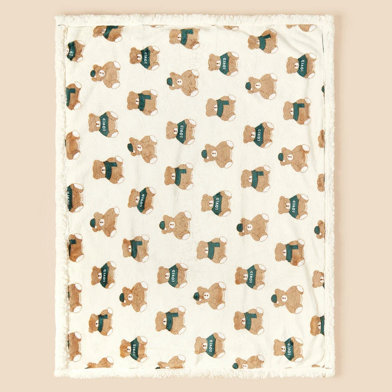 🌨️👶 Winter Baby Blanket: Cozy Fleece Warm Quilt for Newborns! 🌟🍼 - The Little Big Store