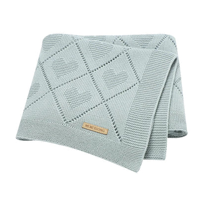 Knitted Breathable Baby Blankets - The Little Big Store