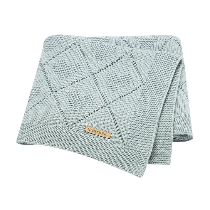 Knitted Breathable Baby Blankets - The Little Big Store