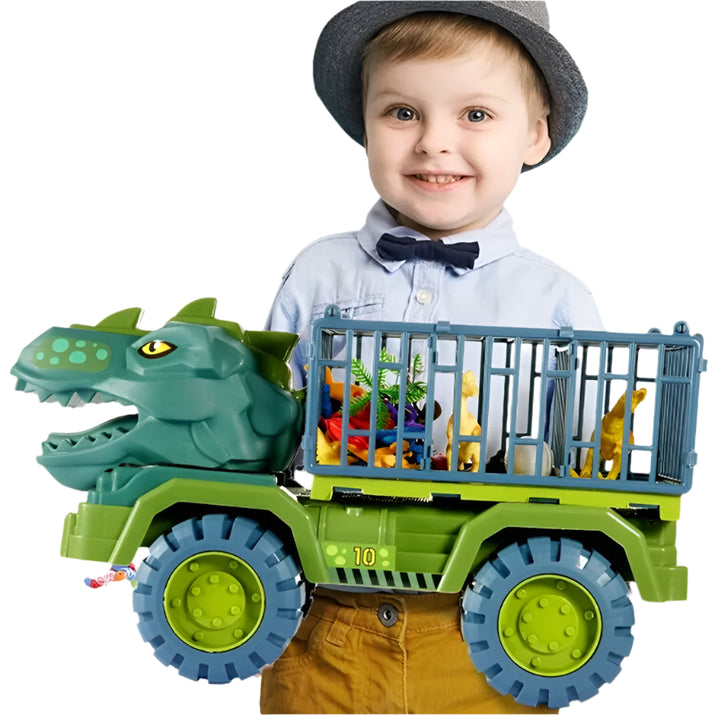 Roar into Learning Fun with Dinosaur Engineering Car Construction Toy! - The Little Big Store