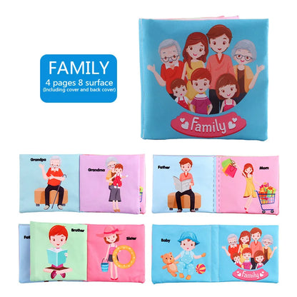 Enlighten & Engage: Baby Cloth Books - Interactive Early Learning Toys for Toddlers (12-72 Months) - The Little Big Store