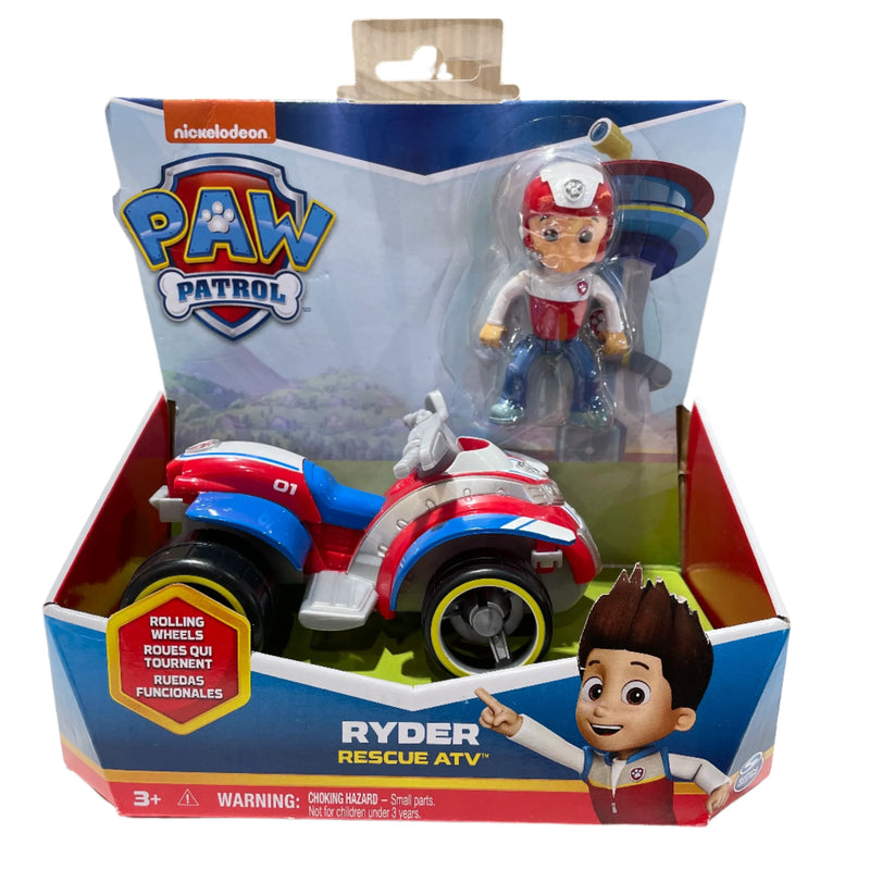 Paw Patrol Vehicle & Character Figure Set – Ryder, Chase, Skye & More