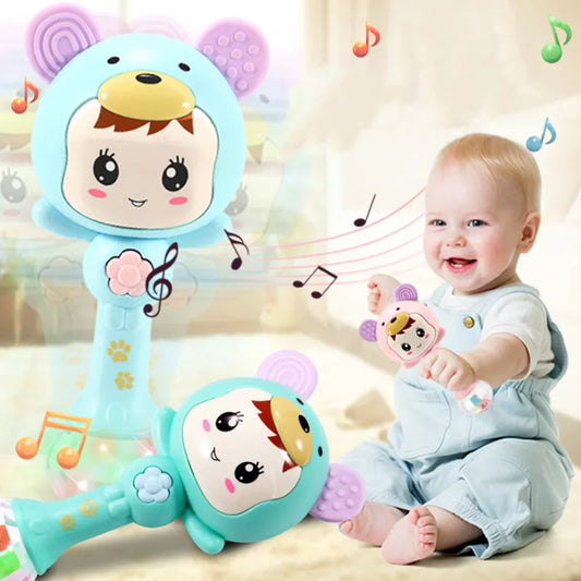 Luminous Baby Sound Rattle: Musical Sensory Fun for Little Ones!