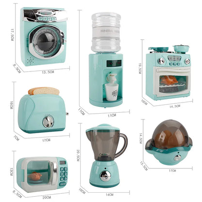 Little Chef's Dream: Pretend Play Kitchen Playset with Home Appliances Toy Bundle! - The Little Big Store