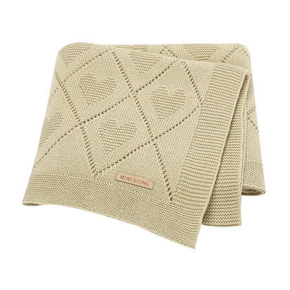 Knitted Breathable Baby Blankets - The Little Big Store