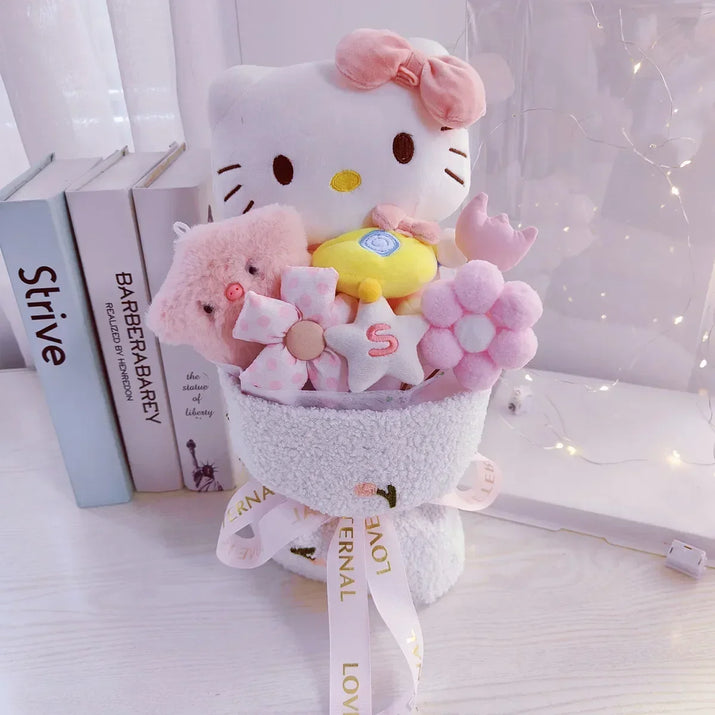 Purrfect Plush Kitty Bouquet - The Little Big Store