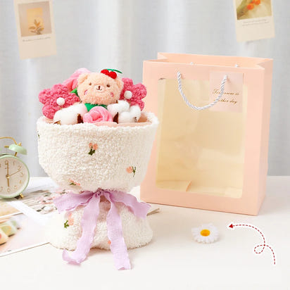 Plush Buddies Bouquet™: Creative & Cute Anime Flower Gifts for Children 🌸🎎 - The Little Big Store