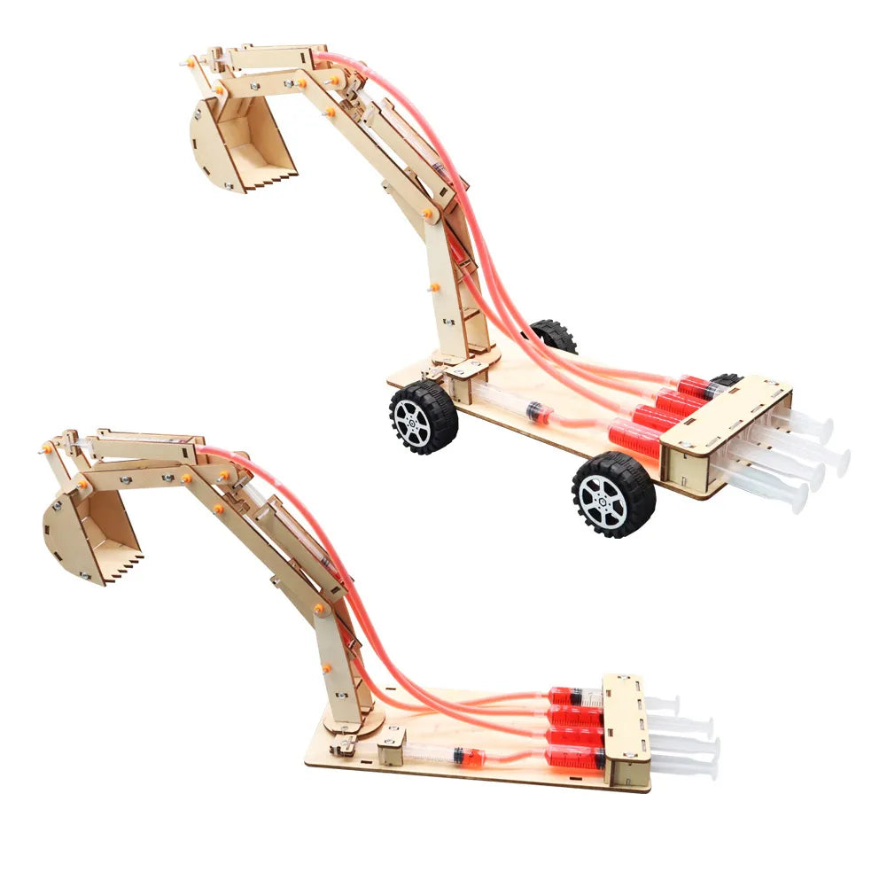 Hydro-Tech Excavator: DIY Student Science & Education Toy - The Little Big Store