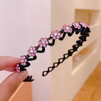 Radiant Waves: Non-slip Rhinestone Headbands for Women and Girls! - The Little Big Store