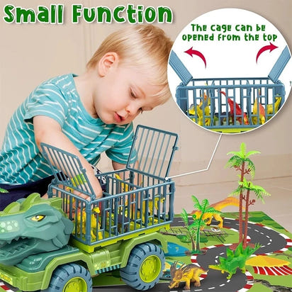 Roar into Learning Fun with Dinosaur Engineering Car Construction Toy! - The Little Big Store