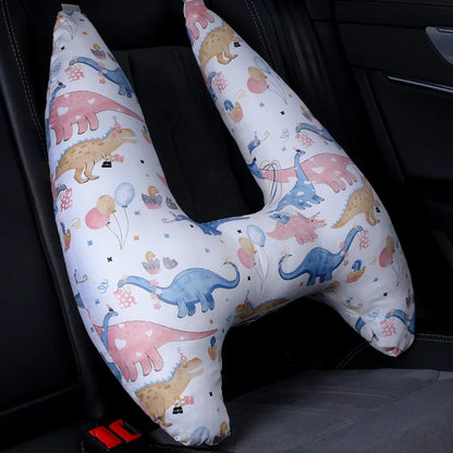 Adorable Animal Pattern Kid Neck Support Pillow: Comfort and Safety for Traveling Children