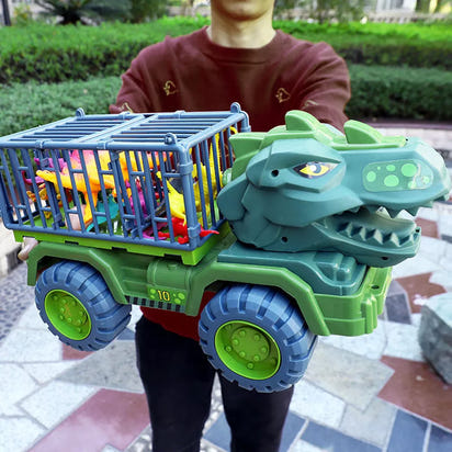 Roar into Learning Fun with Dinosaur Engineering Car Construction Toy! - The Little Big Store