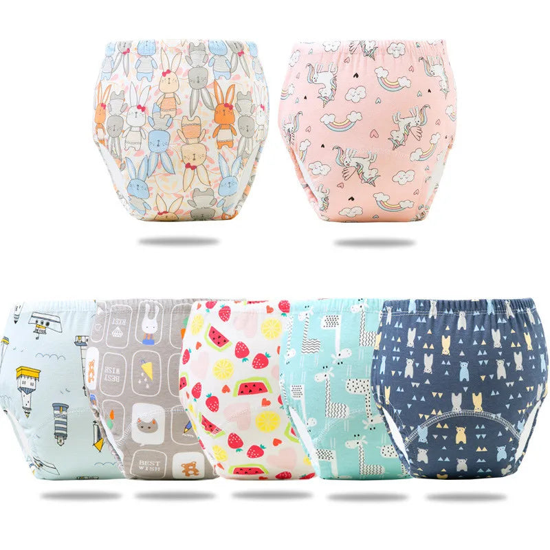 Comfy & Confident: 6 Layer Reusable Cotton Baby Training Pants - The Little Big Store