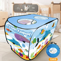 🚗🌟 Drive into Fun with Our Kid Foldable Car-Themed Play Tent! - The Little Big Store