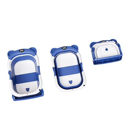 Smart Splash Tub: Foldable Baby Bathtub with Real-time Temperature Monitoring! 🛁👶🌡️ - The Little Big Store