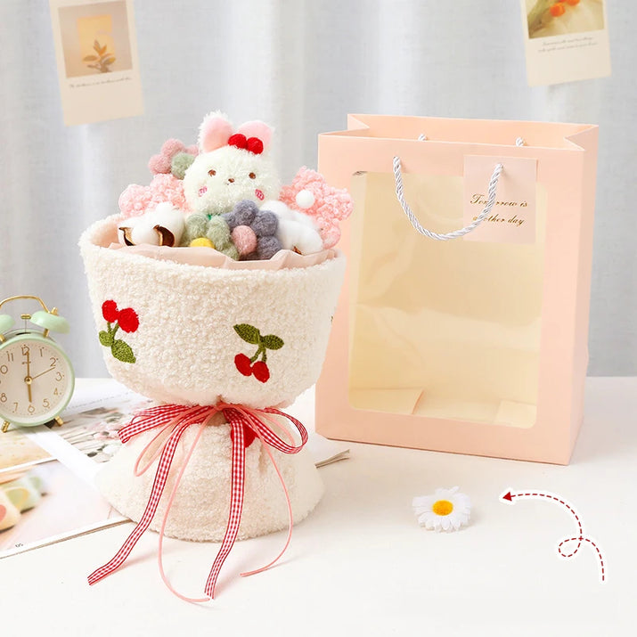 Plush Buddies Bouquet™: Creative & Cute Anime Flower Gifts for Children 🌸🎎 - The Little Big Store